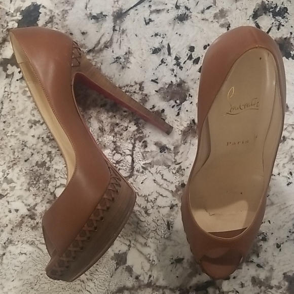 Christian Louboutin LADY INDIANA 140 Shoes 40 - Picture 2 of 8